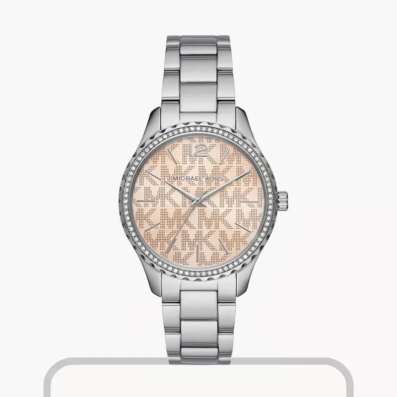 Michael Kors Layton Silver-tone Quartz Ladies Watch- MK7298